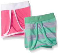 Limited Too Girls' 2 Pack Shorts, Multi Color, Size 4