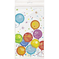Unique Party Pops Birthday Tablecovers, 54 inch x 84 inch