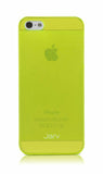 Jarv Super Slim Flexi Snap-on Case for iPhone 5 Clear Neon Green
