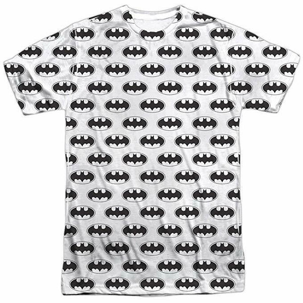 Trevco Men's Batman Bat Building Double Sided Adult T-Shirt Med