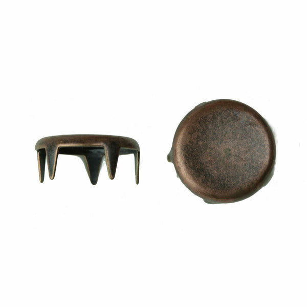 1001 Spot Nailhead, Size 60, Solid Brass, Colonial Copper Finish, 150 Pieces