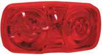 Blazer B444R Rectangular Dual Bulb Clearance / Marker Light, Red