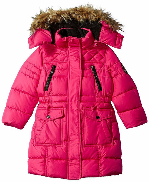Weatherproof Girls' Toddler Outerwear Jacket, Down Bubble-WG180-Red, 2T