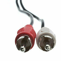 2 Pack, 3.5mm Stereo Male to Dual RCA Male Right and Left Audio Cable, 50 Feet