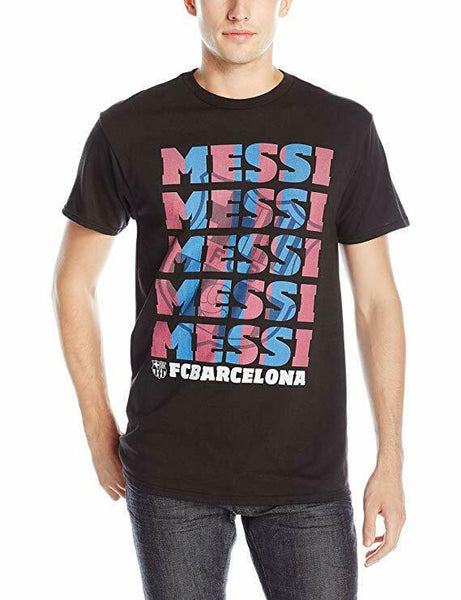 F.C. Barcelona Men's Messi Stack T-Shirt Size 5xl