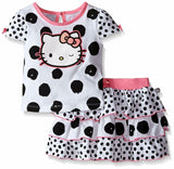Hello Kitty Girls' T-Shirt and Skirt Set, Multi, 12M