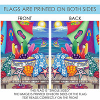 Toland Home Garden Beach Party 12.5 x 18 Inch Garden Flag