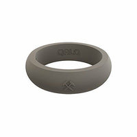 Women's Grey Classic Quality Silicone Ring Size 04