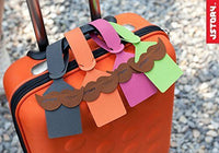 Jstory Mr. Babba Mustache Luggage Travel Tag One Size Orange