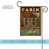 Toland Home Garden Lakeside Cabin 12.5 x 18 Inch Garden Flag