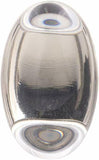 Hickory Gemstone Collection w 1-1/4" Diameter Knob, Glass with Satin Nickel