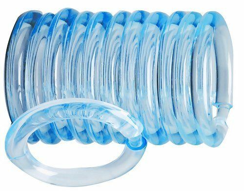 12/Pack Homebasix Sd-Oring-C3L Shower Curtain Ring Clear 12Pc (BX 12)