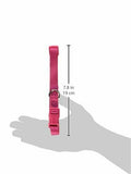 Zack & Zoey ⅝" Wide Nylon Dog Collar, Fits Necks 14" to 20", Raspberry Sorbet