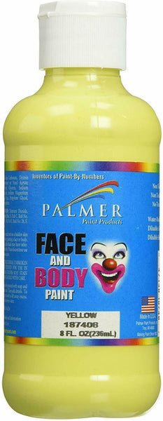 Face Paint 8 Ounces-Yellow