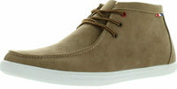 Arider Billy-01 Mens Faux Leather High-Top Casual Shoes, Beige, 9