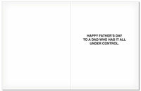 KEEP CALM REMOTE Inappropriate Father's Day Card with Envelope
