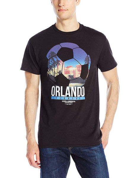 Copa America Men's Orlando Host T-Shirt, Black, Medium