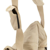 Fox Outdoor Products Retro Courier Shoulder Bag, Skull Khaki