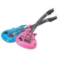 U.S. Toy IN361 Rock Guitar Inflates, 24", Pink