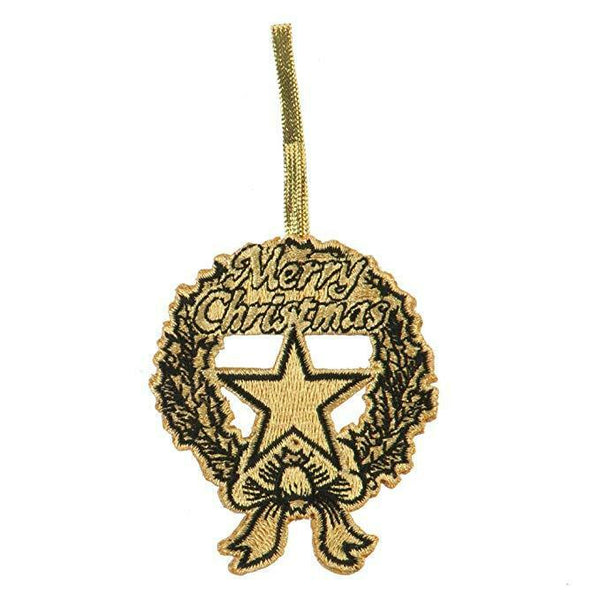 US Navy Embroidered Ornament Medallion - Gold