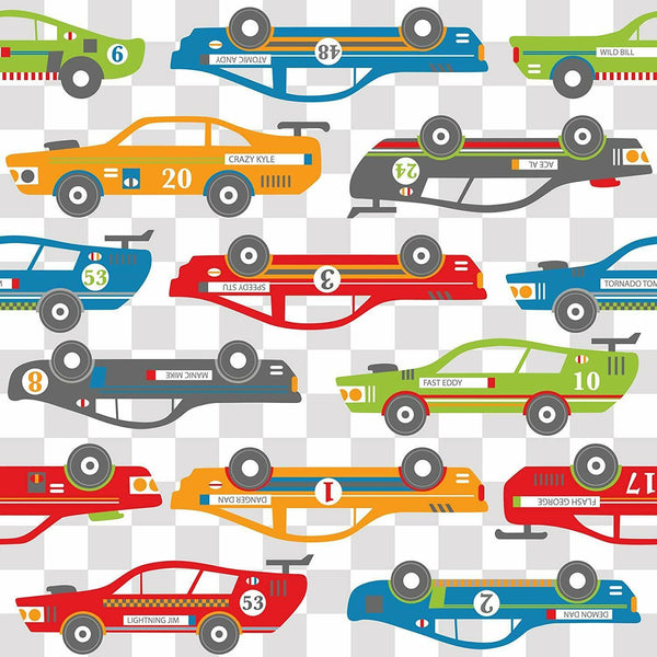 Wall Pops WPB0609 Rally Racers Blox Wall Decals