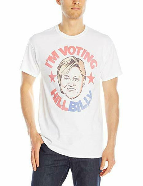 Freeze Men's Hillary Clinton I'm Voting for Hillbilly T-Shirt Large