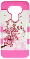 Asmyna Cell Phone Case for LG G5 - Spring Flowers/Electric Pink